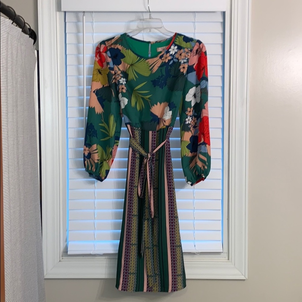 Anthropologie tp floral print dress